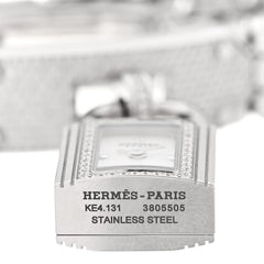 Stainless Steel Diamond Pave 16mm Kelly Quartz Watch