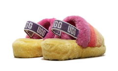 Fluff Yeah Slide WMNS Rainbow Yellow 1097169 PRYW