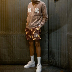 Eric Emanuel Bape Basic Shorts Brown