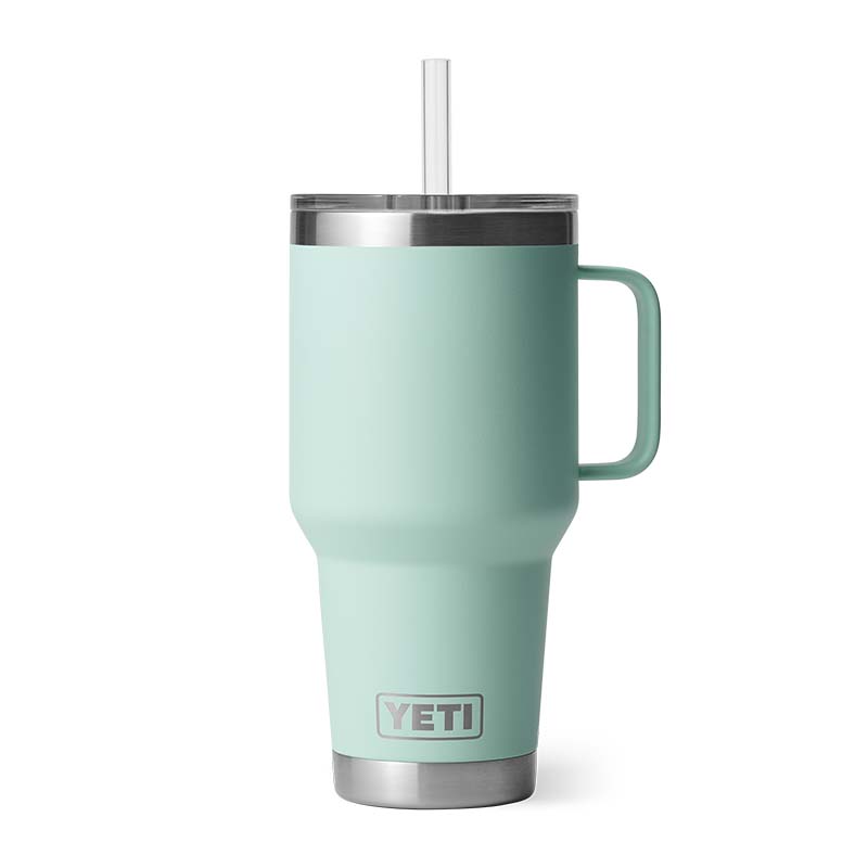 YETI Seafoam Rambler 35oz Straw Mug