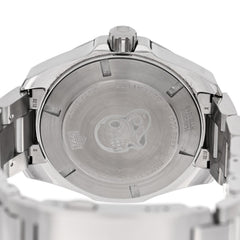 Stainless Steel 43mm Aquaracer 300M Automatic Watch Black WAY201F