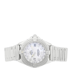 Stainless Steel Diamond Mother of Pearl 32mm Lady Cockpit Quartz Watch A71365