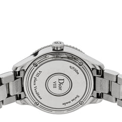 Stainless Steel Diamond Bezel 25mm Dior VIII Montaigne Quartz Watch