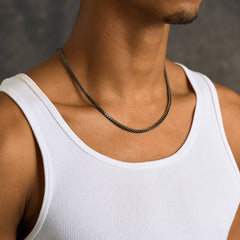 Franco Chain in Black - 3mm