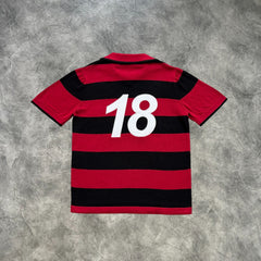 Corteiz Striped Knit Jersey Red