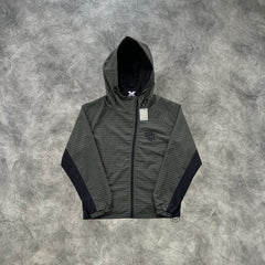 Mertra Asymmetrical Plaid Jacket Green