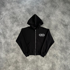 Corteiz Superior Royale Zip-Up Tracksuit Black
