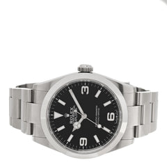 Stainless Steel 40mm Oyster Perpetual Explorer Watch Black 224270