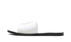 Leather Slides White CHRM0967