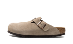 Boston Soft Footbed Suede Taupe 560771