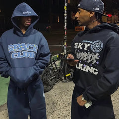 Broken Planet Space Club Hoodie Blue