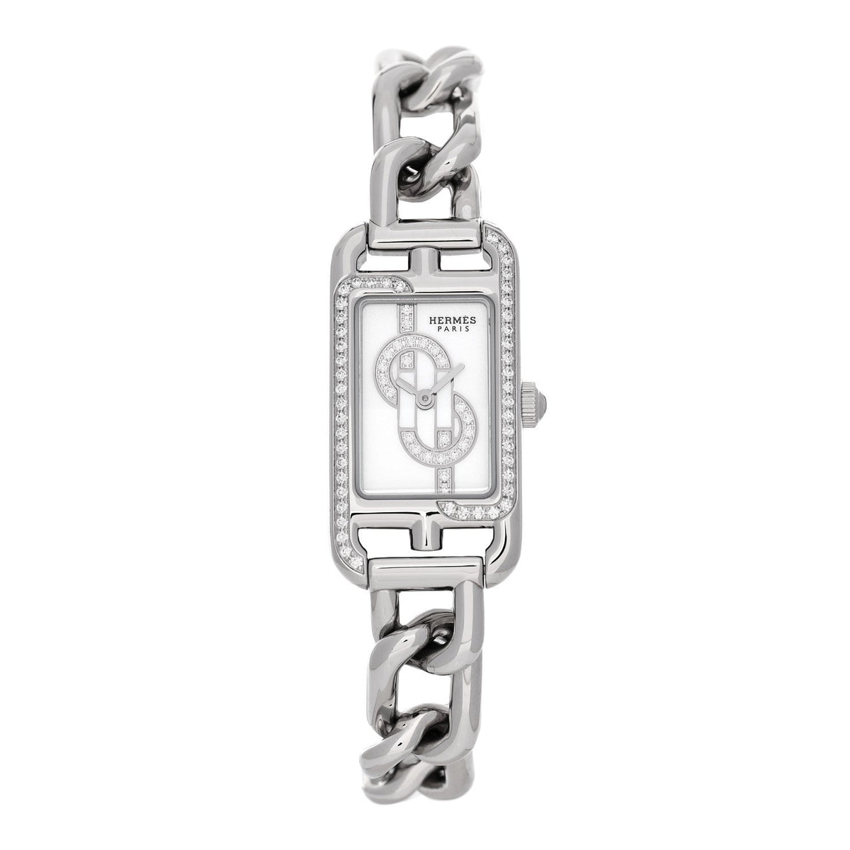 Stainless Steel Diamond Bezel 17mm Nantucket Quartz Watch