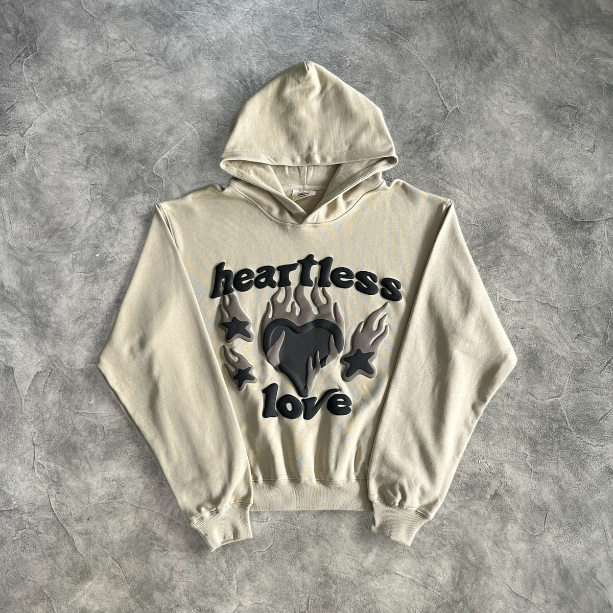 Broken Planet Heartless Love Hoodie Bone White