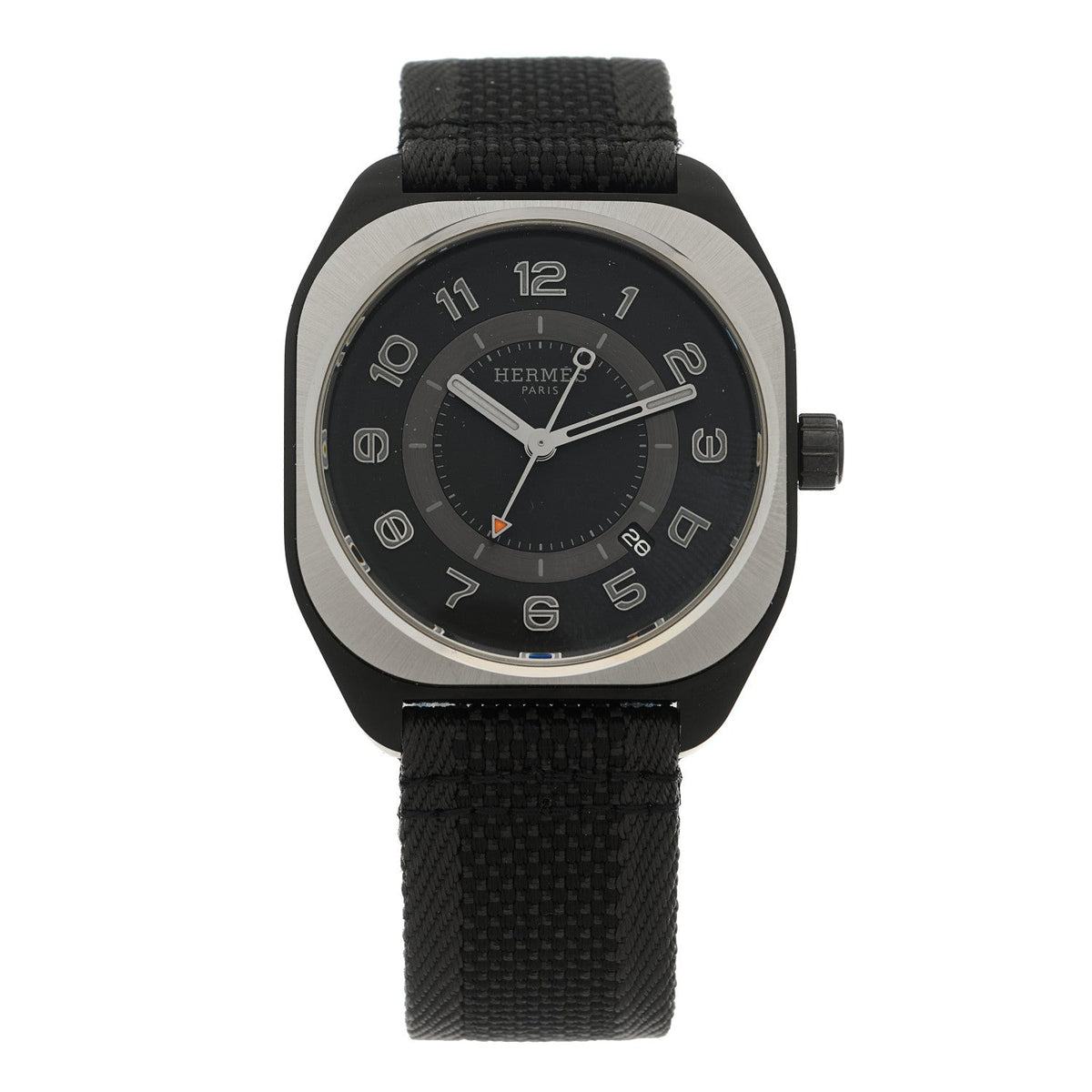 DLC Coated Titanium Rubber 39mm H08 Automatic Watch Noir
