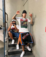 Syna Gang Graffiti T-Shirt White