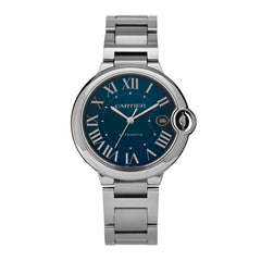 Stainless Steel 40mm Ballon Bleu De Cartier Automatic Watch Blue