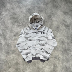 Mertra Snake Skin Printed Zip-Up Hoodie