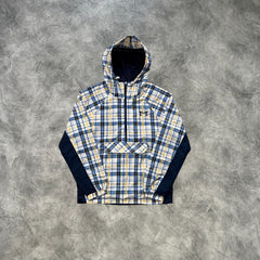 Mertra Plaid Pullover Jacket Blue