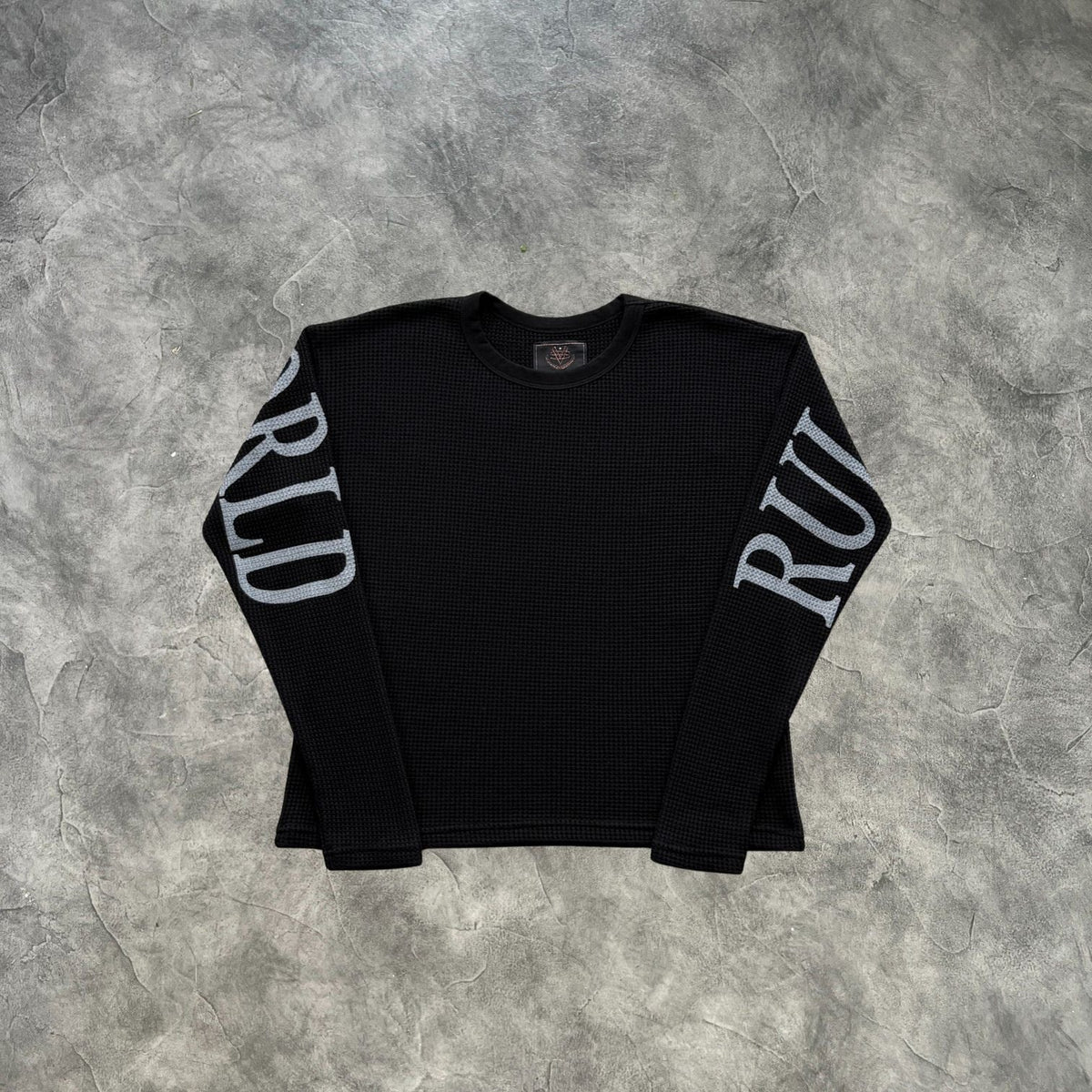 Corteiz Rules The World Long Sleeves T-Shirt Black