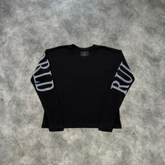 Corteiz Rules The World Long Sleeves T-Shirt Black