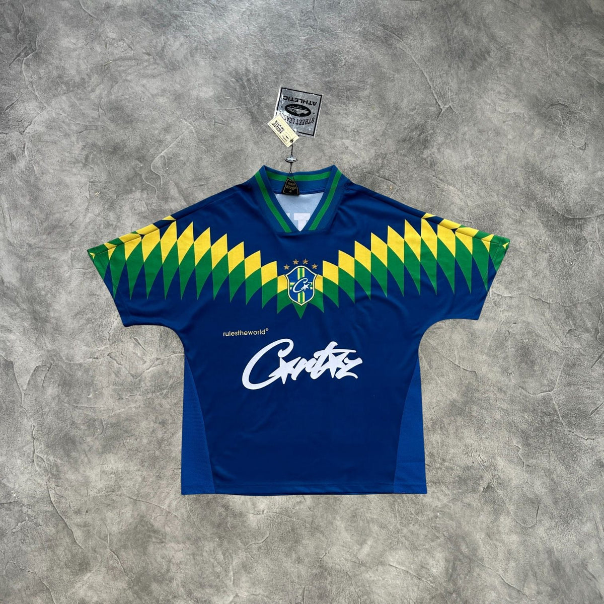 Corteiz Club America Jersey Blue/Yellow