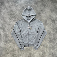 Mertra Reflective Striped Tracksuit Grey