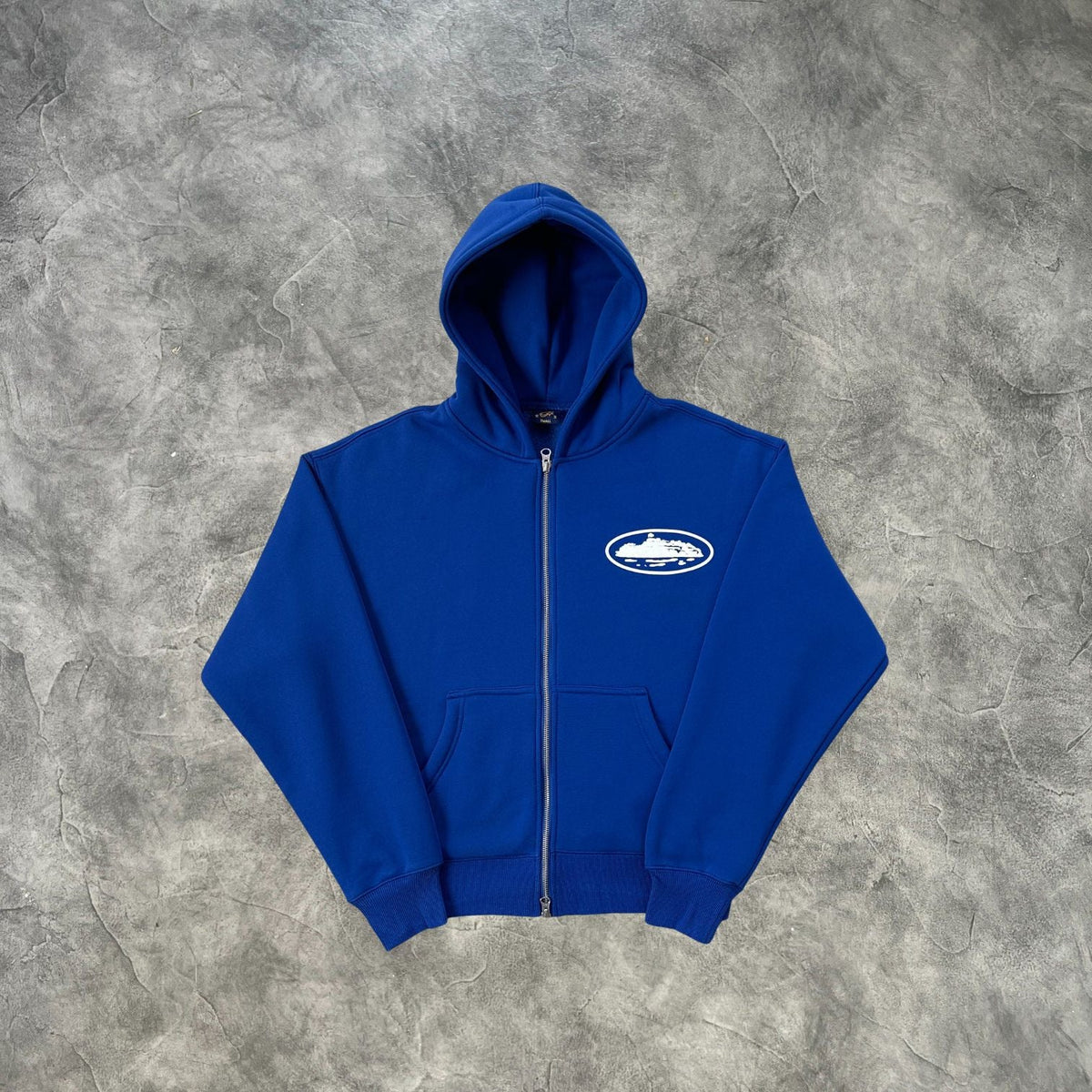 Corteiz Zip-Up Hoodie Blue