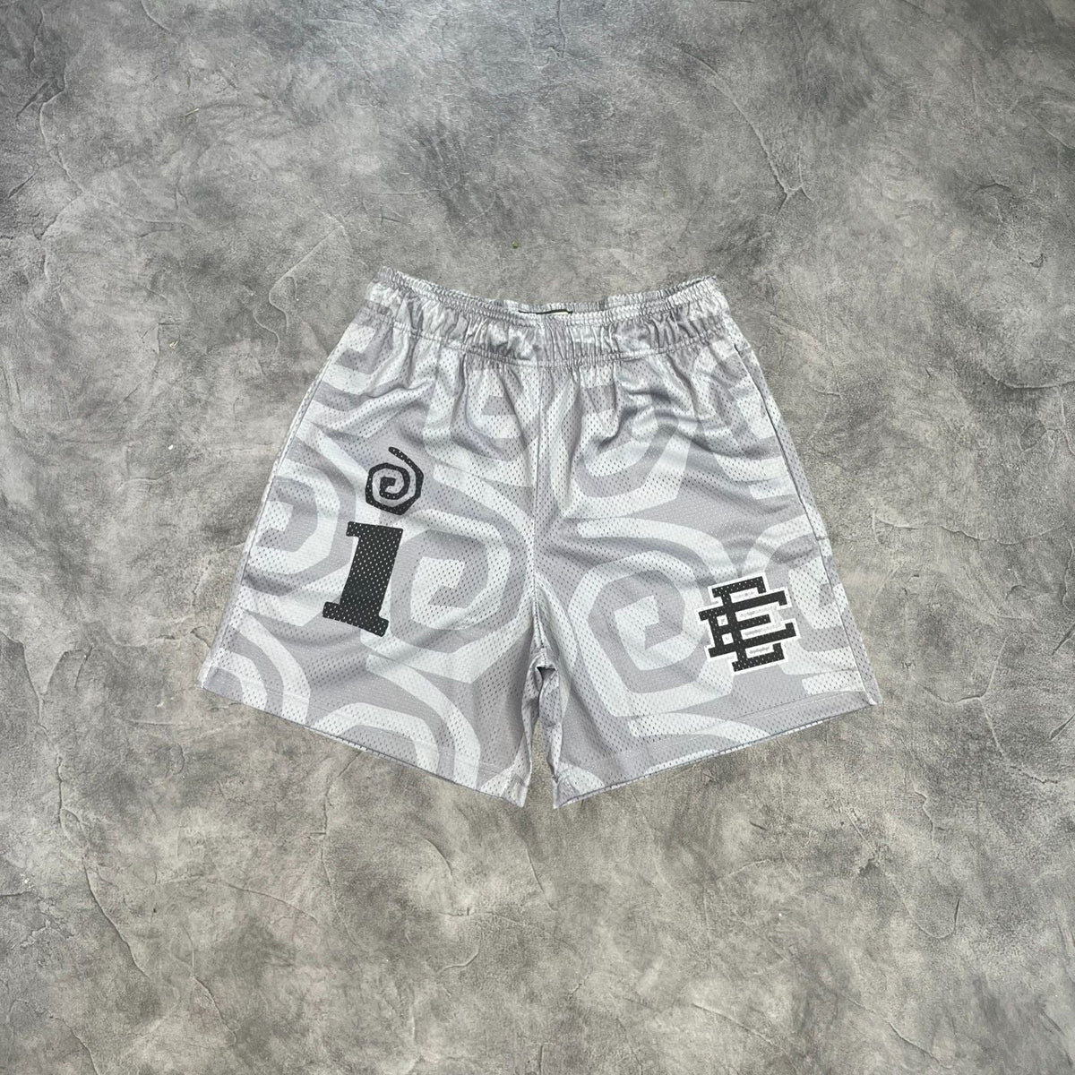 Eric Emanuel Question Mark Shorts Grey