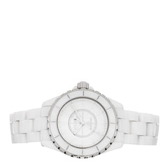 Stainless Steel Ceramic 38mm J12 Phantom Automatic Watch White