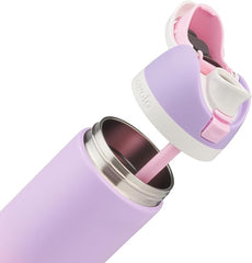 Owala FreeSip Bouteille d'eau en acier inoxydable avec botte de protection ¨C Lavande Soul Sister Edition