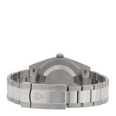 Stainless Steel 41mm Oyster Perpetual Wimbledon Datejust Watch Slate 126300