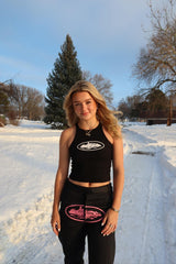 Corteiz Guerilla Cargo Pants Black/Pink