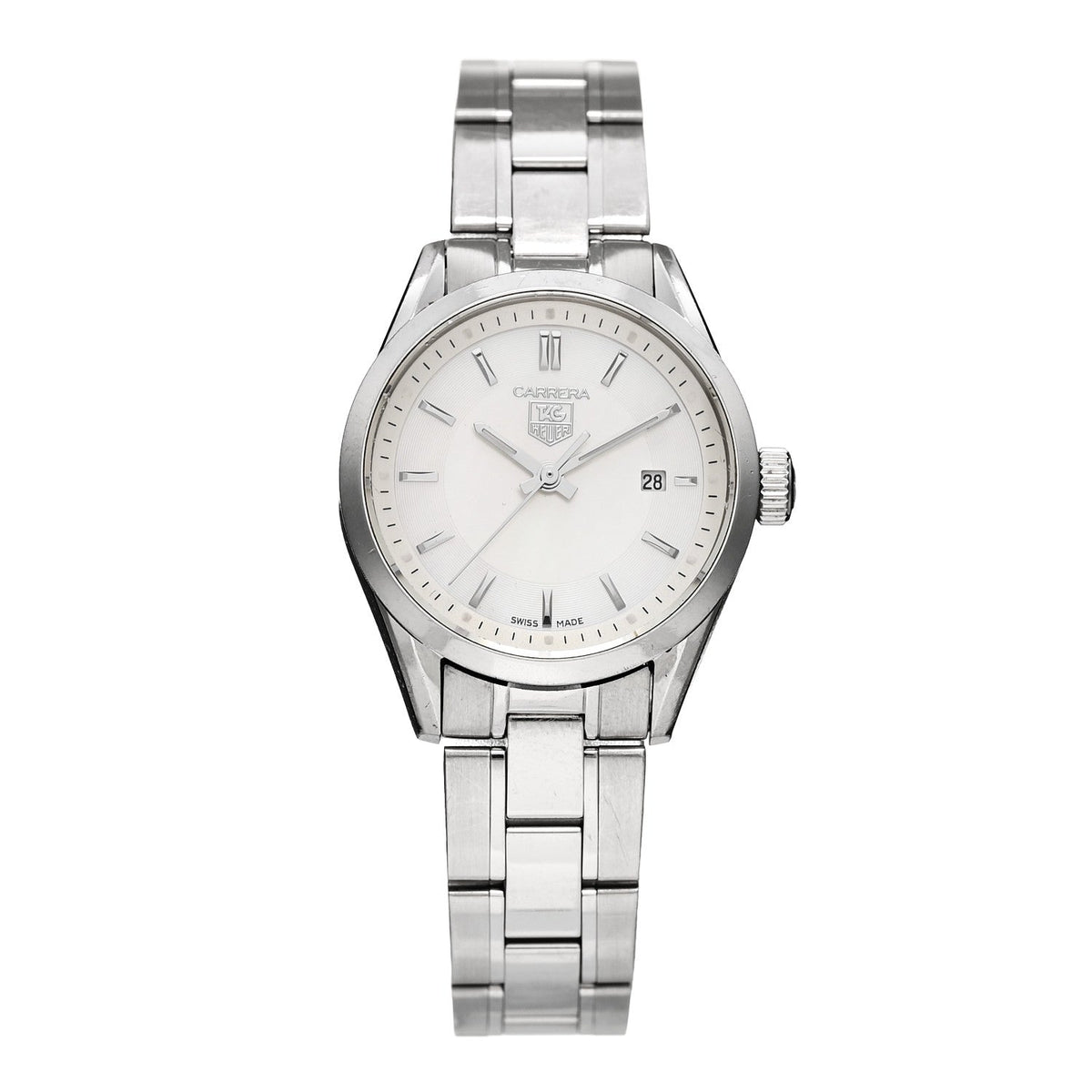 Stainless Steel Mother of Pearl 28mm Carrera Lady Quartz Watch WV1415