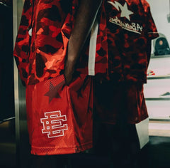 Eric Emanuel Bape Basic Shorts Red