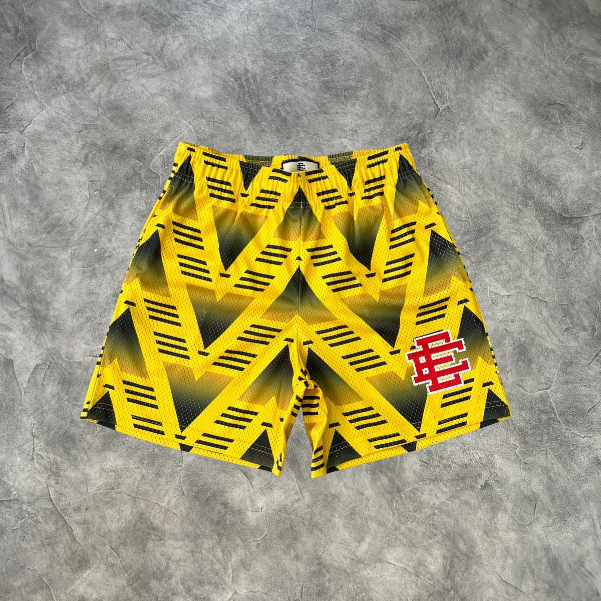 Eric Emanuel Pyramid Shorts Yellow