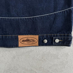 c-star denim jacket-dark wash