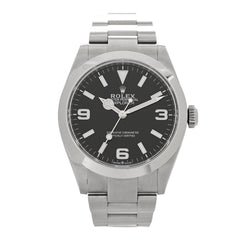 Stainless Steel 40mm Oyster Perpetual Explorer Watch Black 224270