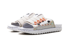 Asuna Crater Slide Cream 2 White Orange Black DJ4629 200