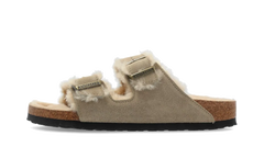 Arizona Shearling WMNS Suede Leather - Taupe 1028293