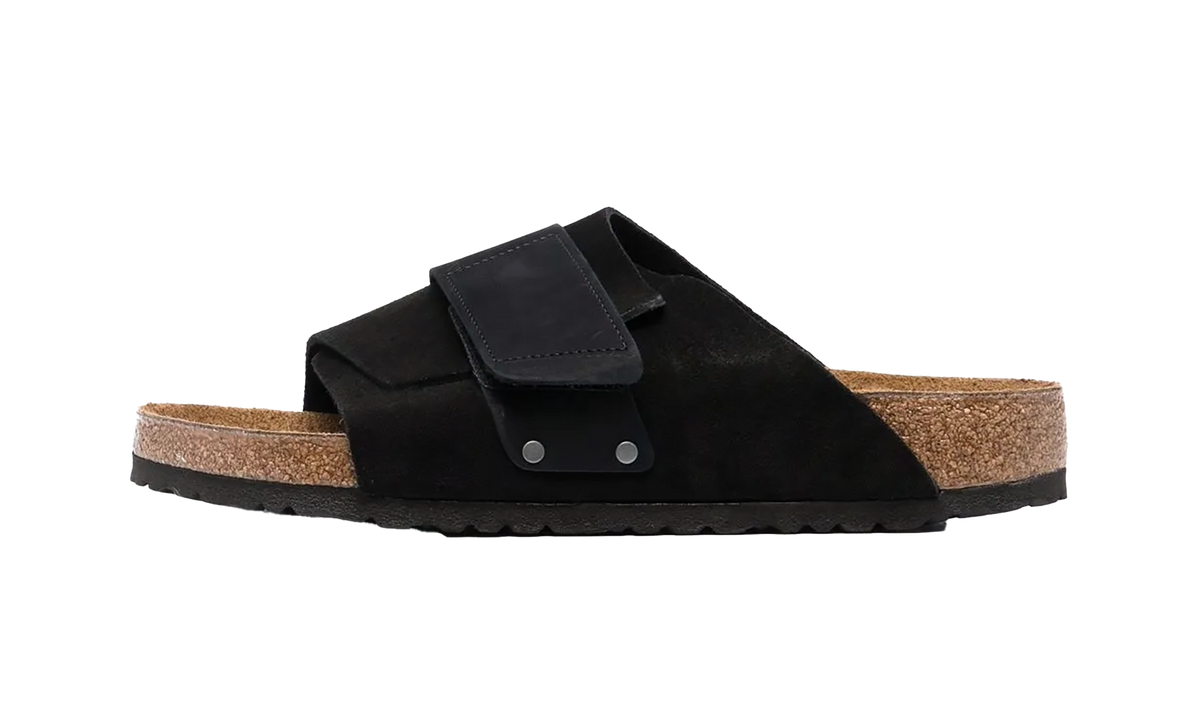Kyoto Nubuck Suede Leather Black 1022350