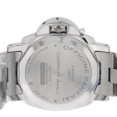 Stainless Steel 42mm Luminor Due Automatic Watch Blue PAM01124
