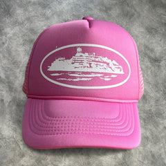 Corteiz Alcatraz Trucker Cap Pink