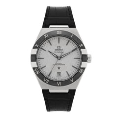 Stainless Steel Alligator 41mm Constellation Co-axial Master Chronometer Automatic Watch Grey 131.33.41.21.06.001
