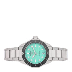 Stainless Steel Diamond 36mm Aquaracer 300M Automatic Watch Green WBP231K