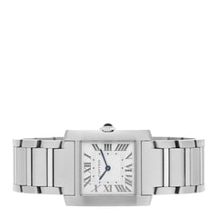 Stainless Steel 27mm Tank Francaise Quartz Watch
