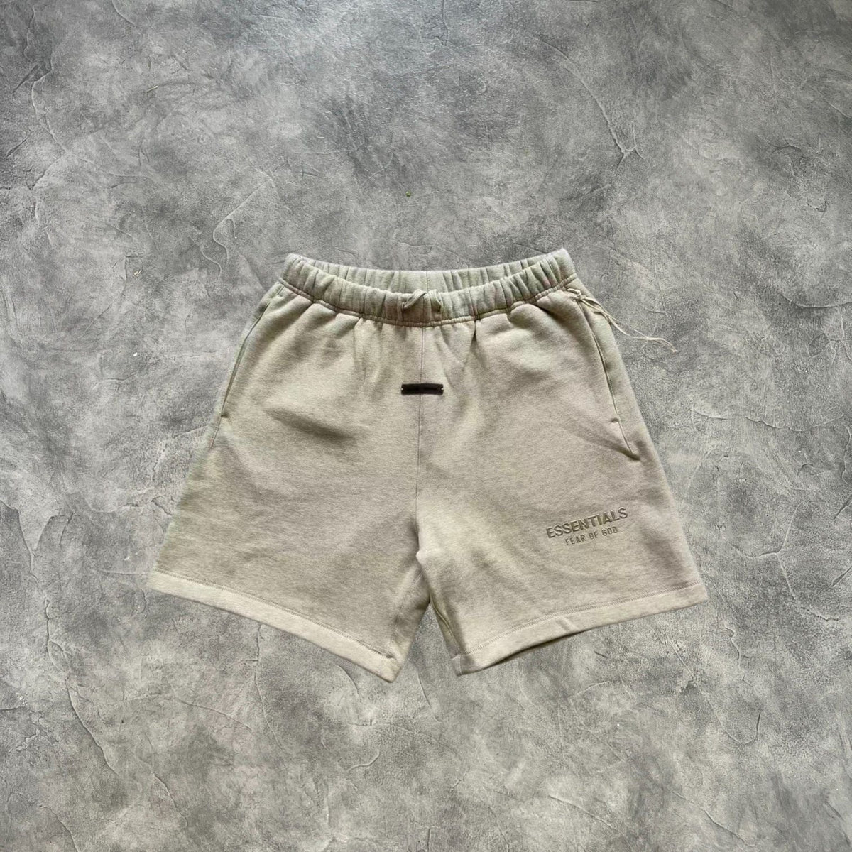 Essentials Fear Of God Basic Shorts Stone Grey