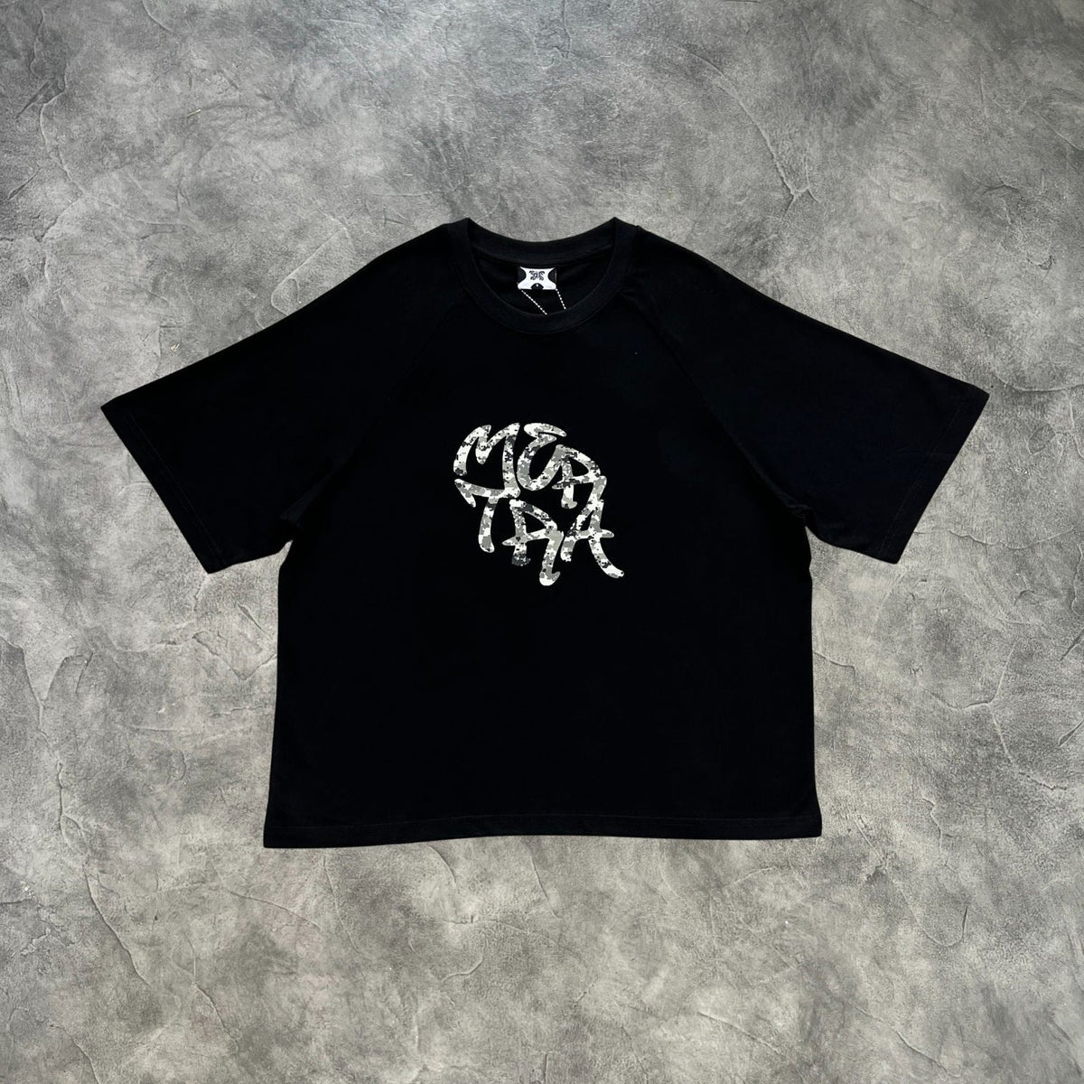 Mertra Printed T-Shirt Black/Green Camouflage