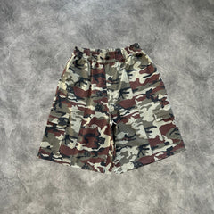 Mertra Cargo Shorts Yellow Camouflage