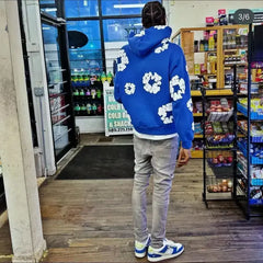 Denim Tears The Cotton Wreath Sweatshirt Blue