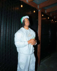 Denim Tears The Cotton Wreath Sweatpants White